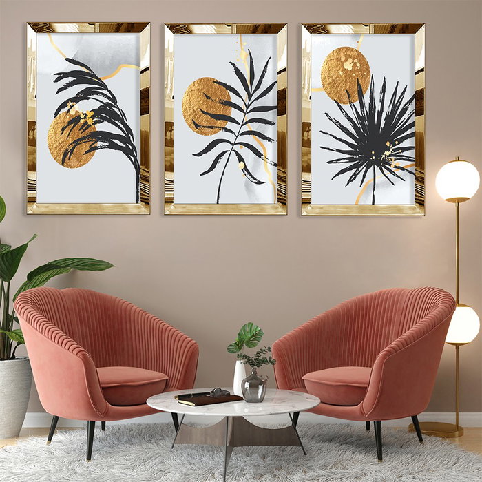 Wallity Huhu391 Cuadro Decorativo Multicolor 30 x 40 cm (3 Piezas) Wallity Huhu391 Cuadro Decorativo Multicolor 30 x 40 cm (3 Piezas)